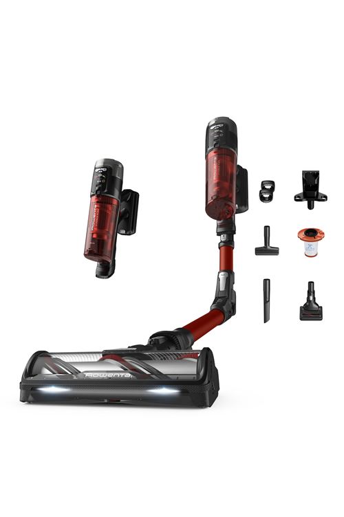 Aspirateur balai sans fil Rowenta X-Force Flex 13.60 Animaux RH9A73WO 380 W Rouge - Rowenta