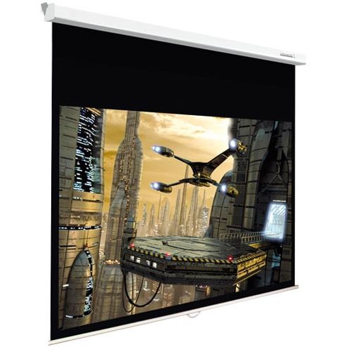 Ecran de projection manuel Lumene Plazza HD 170 1:1 Blanc mat