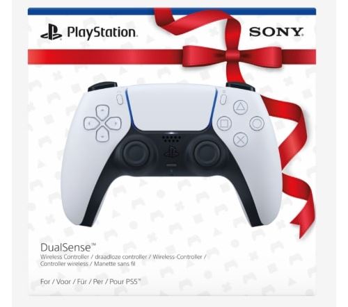 Manette sans fil DualSense pour PS5 Blanc Cadeau emballé