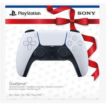 Manette sans fil DualSense pour PS5 Blanc Cadeau emballé