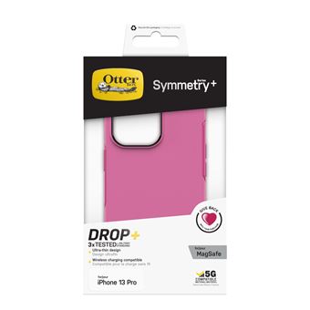 Coque de protection avec MagSafe pour iPhone 13 Pro OtterBox Symmetry Series+ Rose fuchsia