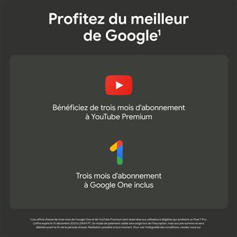 Smartphone Google Pixel 7 Pro 6.7" 5G Double SIM 256 Go Noir Volcanique