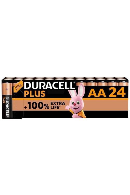 Nouveau piles alcalines aa plus, 1. 5 v lr6 mn1500, paquet de 24