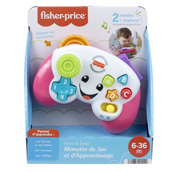 Jeu d'éveil Mattel Fisher-Price Manette de Jeu Rose