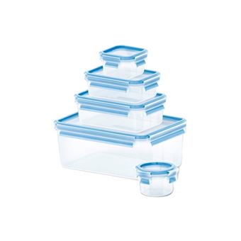 Set de 5 boite alimentaire en plastique alimentaire Max Plast