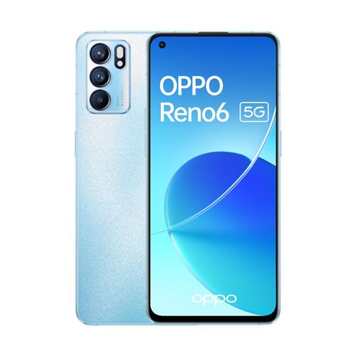 Smartphone Oppo Reno 6 6,43"" 5G 128 Go Double SIM Bleu État correct - Oppo reconditionné disponible sur Fnac