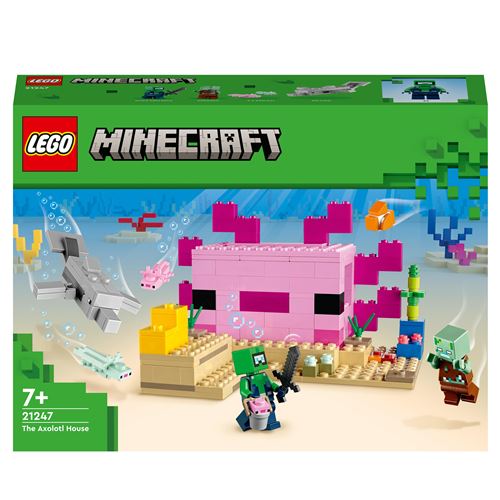 LEGO® Minecraft™ 21247 La maison axolotl État correct - LEGO Minecraft reconditionné disponible sur Fnac
