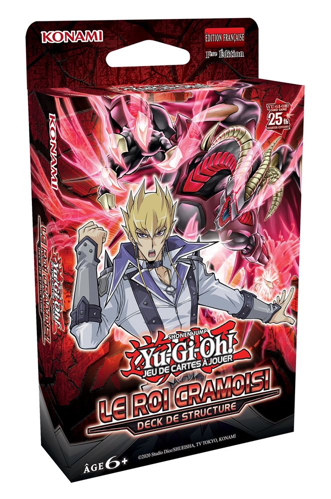 Carte à collectionner Konami YuGiOh Le Deck de Structure Le Roi Cramoisi Carte à