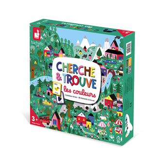 Jeu de société Janod Cherche et trouve les couleurs