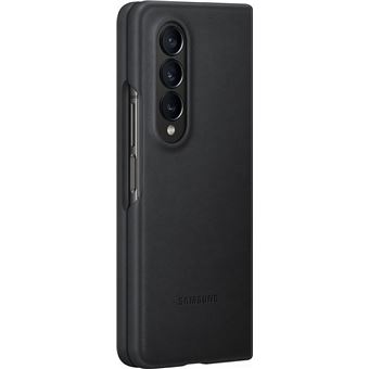 Coque en cuir pour Samsung Galaxy Z Fold 4 Noir