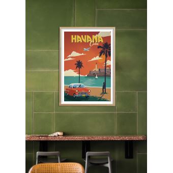 Affiche Sergeant Paper La Havane 30x42 cm Edition limitée signée