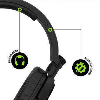 Pack Casque Gaming filaire + Support Stealth C6100 Noir carbone et vert