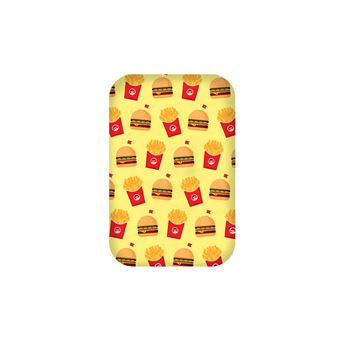 Batterie externe Duo Junk Food 10000 mAh Jaune