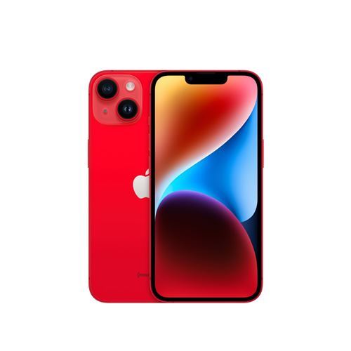 Apple iPhone 14 6.1"" 5G Double SIM 256 Go (PRODUCT) RED État correct - Apple reconditionné disponible sur Fnac