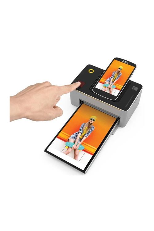 KODAK Step Imprimante Imprimante photo mobile sans fil avec technologie  Zinc (Bleu) Pack cadeau : : Informatique