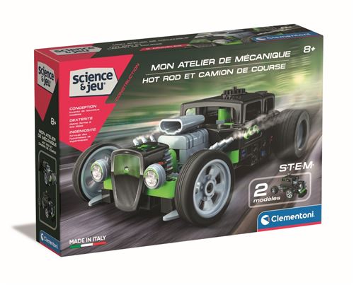 Jeu de sciences et d'expérience Clementoni Hot Rod et Camion de course