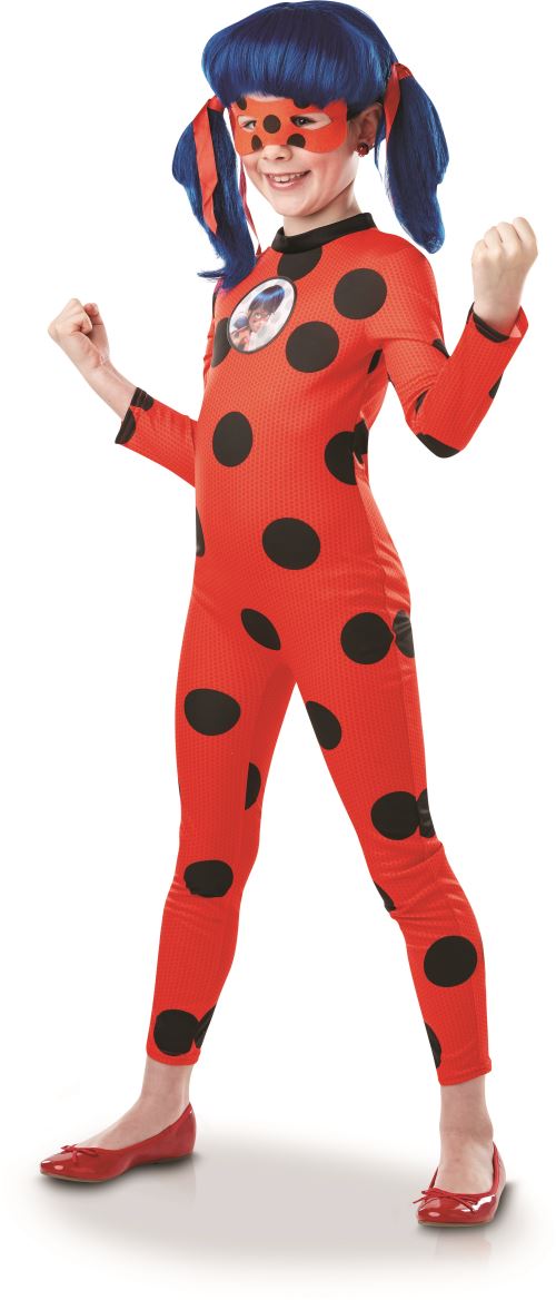 Déguisement Tikki Ladybug Miraculous Fille 5/6 Ans Rouge I-300778m 5/6 ANS  - I-300778M - Accessoire de déguisement - Achat & prix