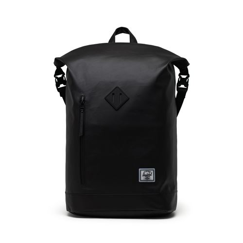 Le sac a dos Weather Resistant Roll Top Backpack noir