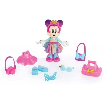 Figurine Minnie Fashionista Lama 15 cm avec 2 tenues complètes et accessoires