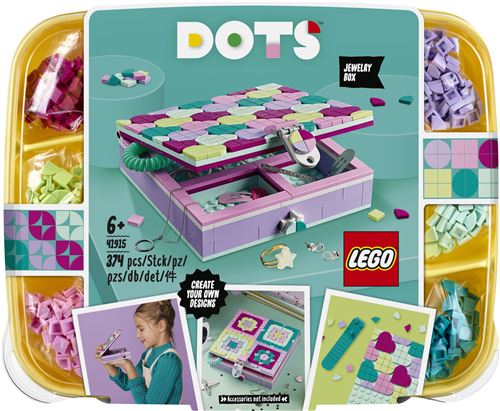 Dots Home Decor joyero set cuentas diy arte y manualidades para niños habitaciones accesorios escritorio multicolor lego 41915 edad ‍6 374