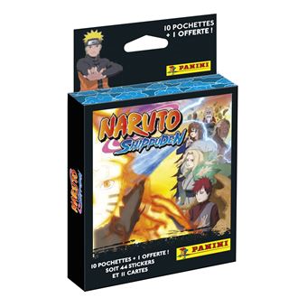 Jeu de cartes Panini Naruto Shipuden Blister de 11 pochettes