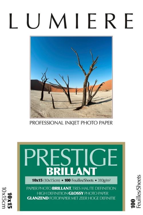 Lumiere Prestige Licht Glanzend Fotopapier 10 x 15cm - 100 Vellen