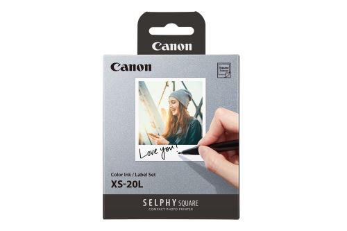Kit 20 Impressions Format Carré Canon Selphy XS-20L – 20 Tirages, Papier Autocollant - vue 8