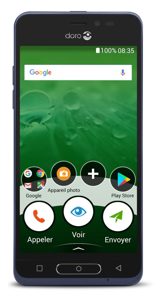 DORO 8035 - 4G smartphone - RAM 2 Go / Mémoire interne 16 Go
