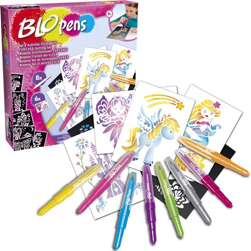 Blopens - Super Centre d'Activités Paillettes - Dessins et Coloriages - Dès  6 ans - Lansay