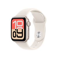 Apple Watch SE 3 GPS 40mm Boitier en Aluminium Lumiere Stellaire avec Bracelet Sport Lumiere Stellaire M/L
