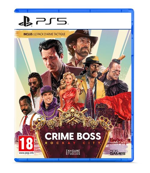 Pochette avant du jeu Crime Boss: Rockay City PS5