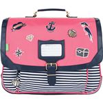 Cartable scolaire Tann's Enora 35 cm Rose et Bleu Marine