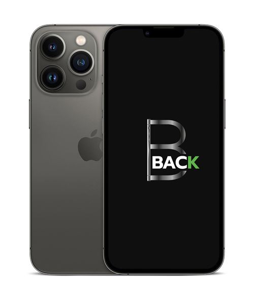 Apple iPhone 13 Pro 6,1 5G Double SIM 128 Go Graphite Reconditionné Grade B Bback