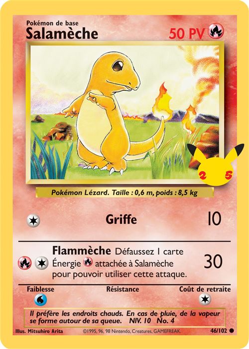 Booster Pokemon Carte Geante 25eme Anniversaire Modele Aleatoire Carte A Collectionner Achat Prix Fnac