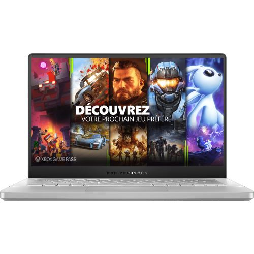 PC Ultra-Portable Asus ROG Zephyrus G14 GA401IV-022T 14 AMD Ryzen 7 16 Go RAM 512 Go SSD Blanc perlé Exclusivité