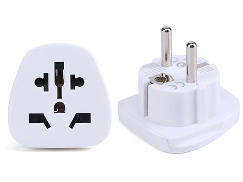 Adaptateur secteur Urban Factory Monde Vers Europe Blanc - Urban Factory