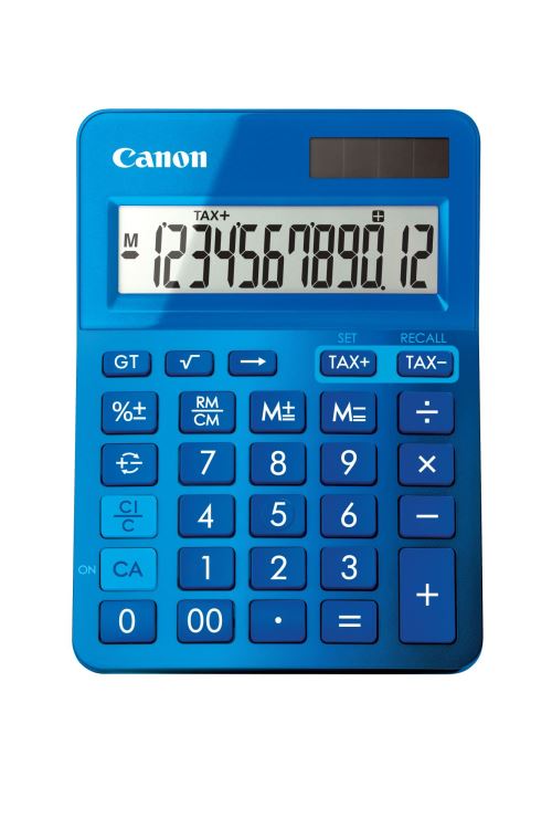 Calculatrice de bureau Canon LS-123K Bleu