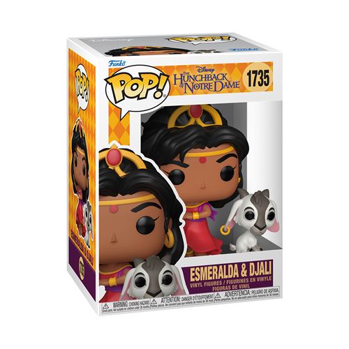 Le Bossu de Notre Dame Figurine POP! Esmeralda & Djali 9 cm