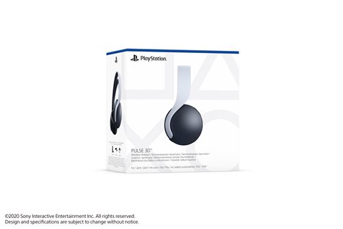 Casque-micro sans fil Sony PS4 PS5 Pulse 3D Noir et Gris - Casque pour  console - Achat & prix