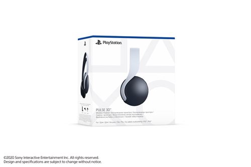 Casque micro sans fil Sony PS4 PS5 Pulse 3D Noir et Gris Casque pour console Achat prix fnac