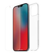 Pack coque Recycletek Muvit For Change pour iPhone 12/iPhone 12 Pro Transparent + Verre trempé