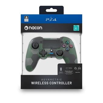 Manette Gaming sans fil Bluetooth pour PS4 Nacon Vert camo