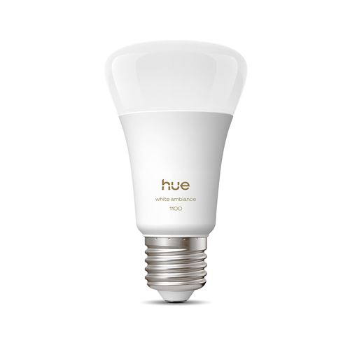 Ampoule Connectée Philips Hue White Ambiance A60 E27 1100lm – 10.5W, Compatible Bluetooth