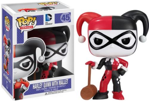 Figurine DC Comics - Harley Quinn with Mallet Pop 10cm