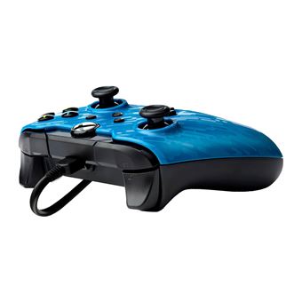 Manette filaire Pdp pour Xbox Séries X/S Bleu camouflage