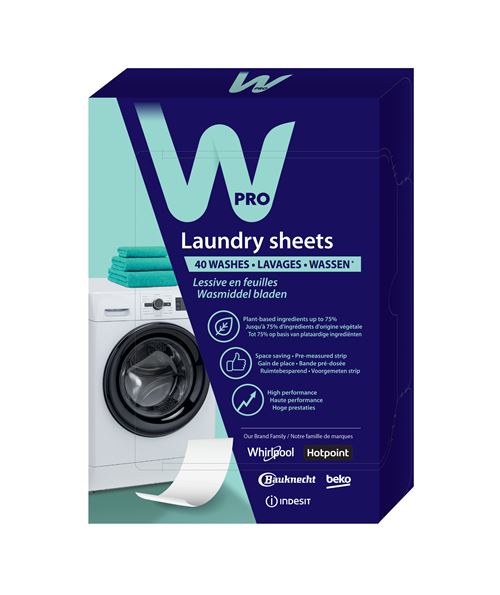 Lessive feuilles WPRO LDS025 Éco responsable Compact Lavage à froid - vue 2