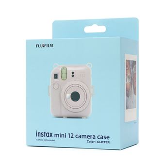 Housse de protection Fujifilm pour appareil photo instantané Instax Mini 12 Glitter Transparente