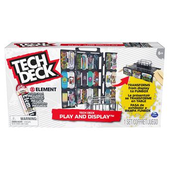 Coffret circuit et véhicules Tech Deck Transformable