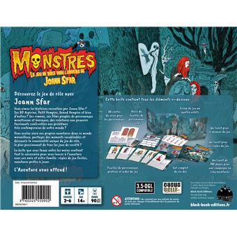 Jeu de rôles dans l'univers de Joann Sfar Asmodee Monstres