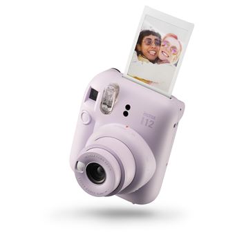 FUJI - Appareil photo instantané Instax Mini 8 - Format photo 62 x 46mm  Livré avec 2 piles LR6 et dragonne - Violet